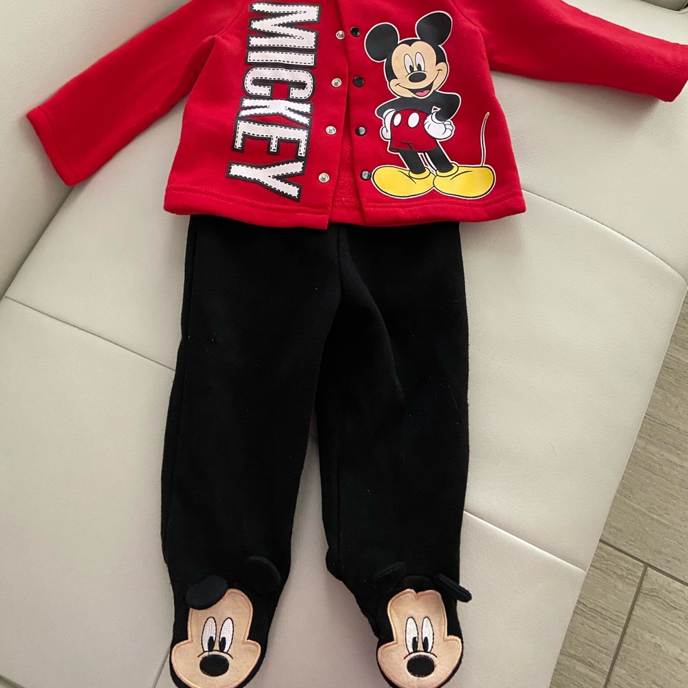 Disney baby Mickey Mouse pant and sweater top set